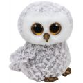 TY Owlette vit uggla gosedjur - medium 22 cm